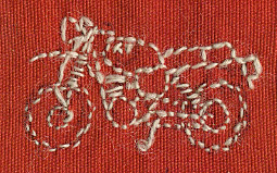 XT 500 Stickerei - Chaos On Tour