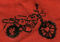 XT 500 Stickerei - Die Gaskranken