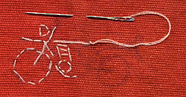 XT 500 Stickerei - Die Hanos