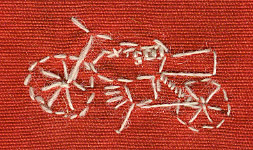 XT 500 Stickerei - Tumult