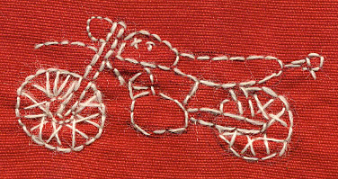 XT 500 Stickerei - XTCE 1