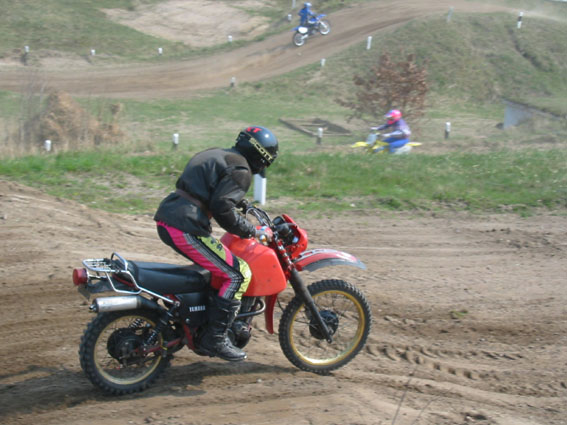 Klaus auf XT500 Reisedampfer