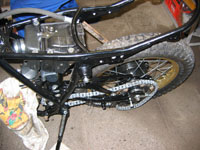 Schwinge und Luftfilter