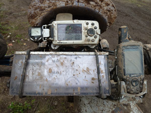 Cockpit eingeschlammt und gewässert