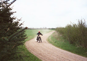 Andreas aus Bremen auf Schotter
