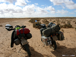 Offroadgruppe am Plage Blanche