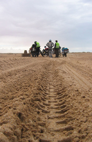 Spuren im Sand