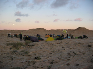 Biwak in der Wüste