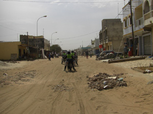 Sand in den Strassen