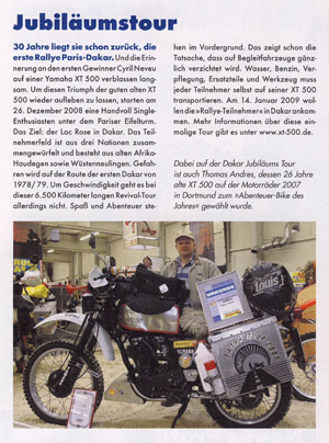 Motorrad Abenteuer