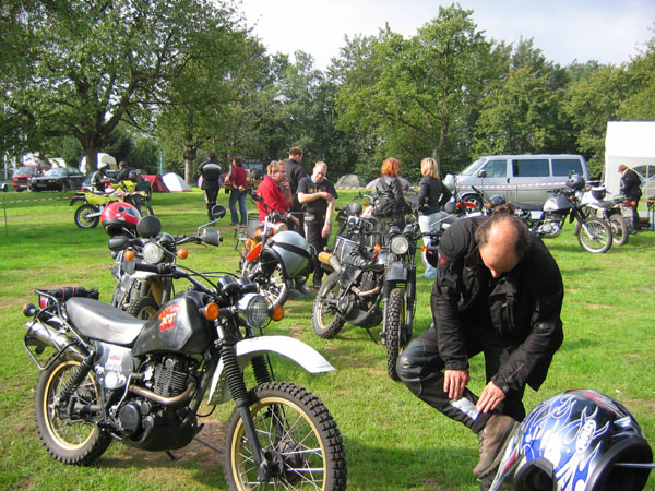 Samstag Morgen Ausfahrt XT 500