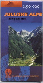 Map Julische Alpen West