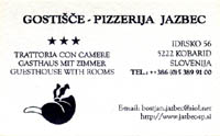 business card pension jazbec