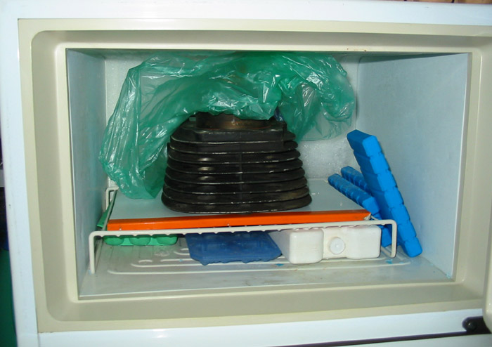 XT 500 Zylinder eingefroren