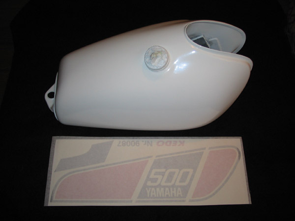 XT 500 Tank und Tankdekor