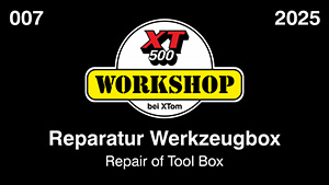 XT500 Werkzeugbox tool box