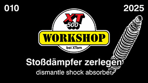 XT500 Stossdaempfer twin shock